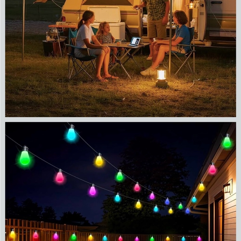 Color Changing Bulb String Light 36ft - Picture 3 of 3